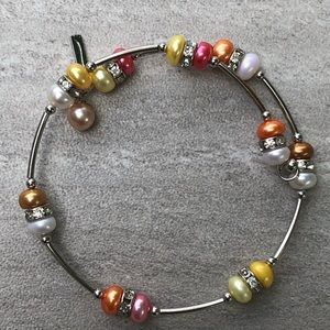 Vantel Pearls Desert Sunset Wrist Candy Bracelet